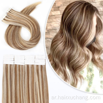 تمديدات شريط الشعر المستقيمة العظمية REMI REMY HAIRE Extensions أعلى جودة شعر غير مرئي